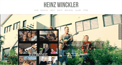 Desktop Screenshot of heinzwinckler.com