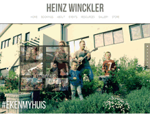 Tablet Screenshot of heinzwinckler.com